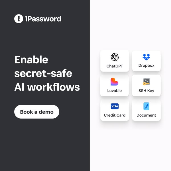 1Password ad creative