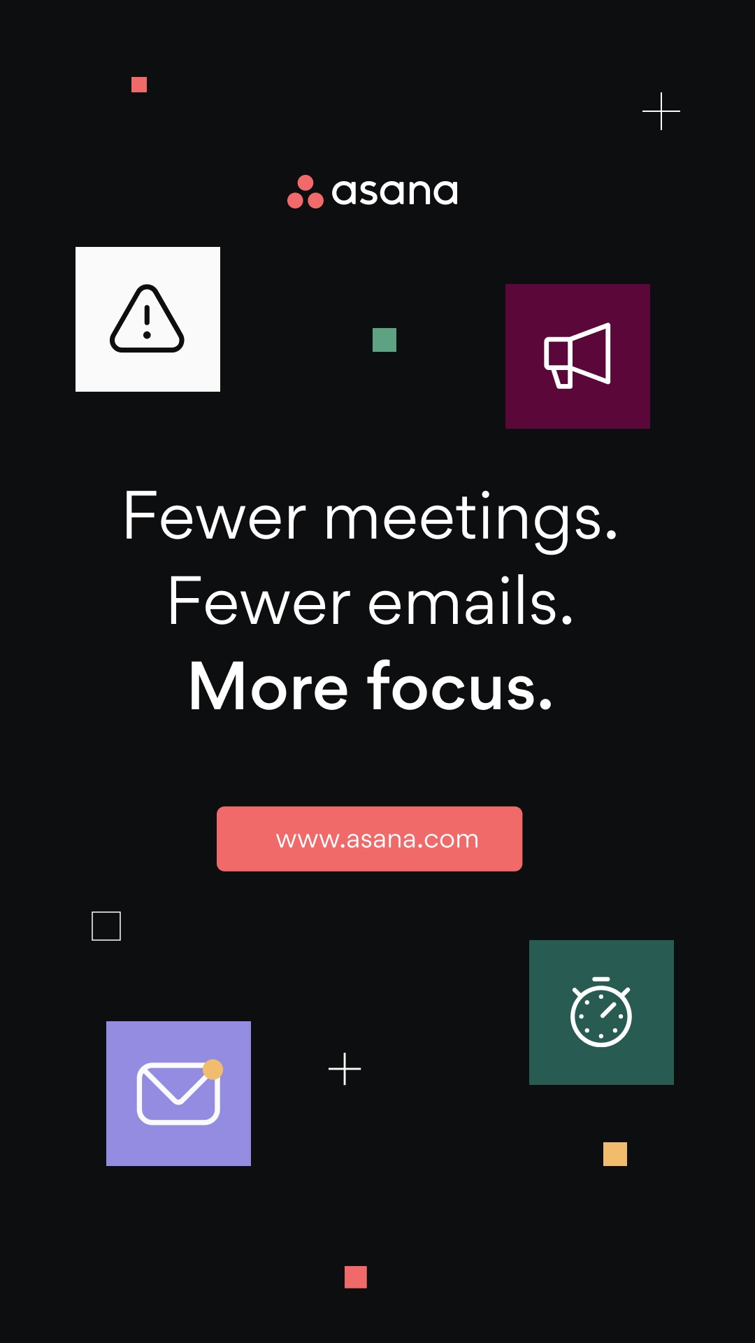 Asana ad creative