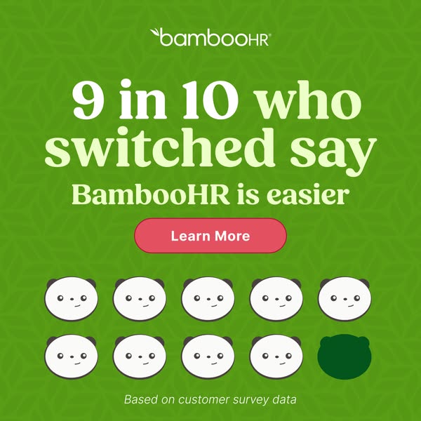 BambooHR ad creative
