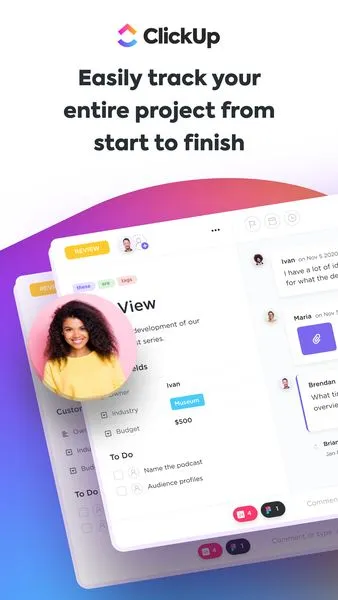 ClickUp ad creative