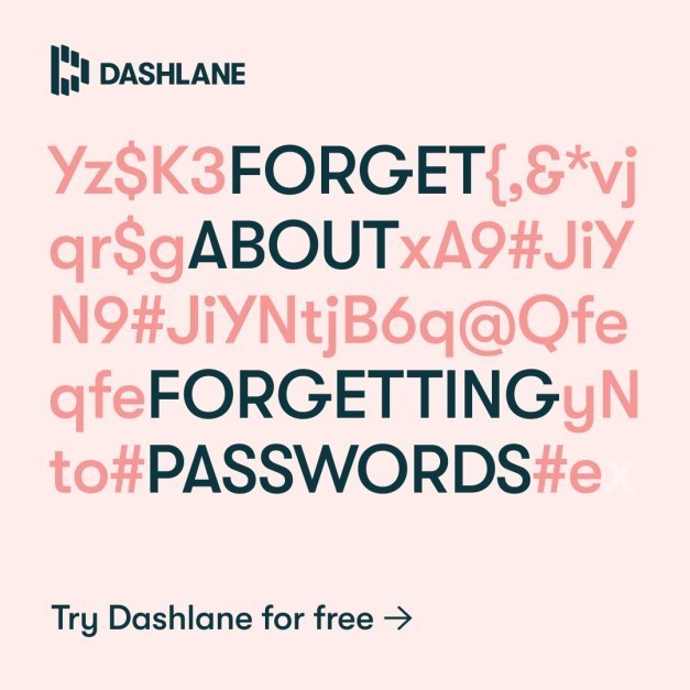 Dashlane ad creative