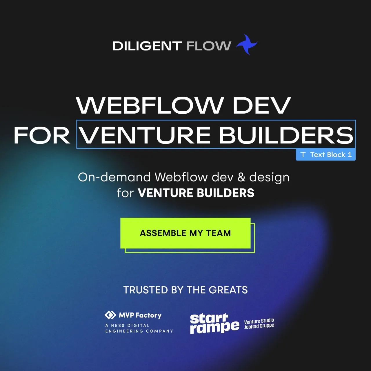 Diligent Flow ad creative