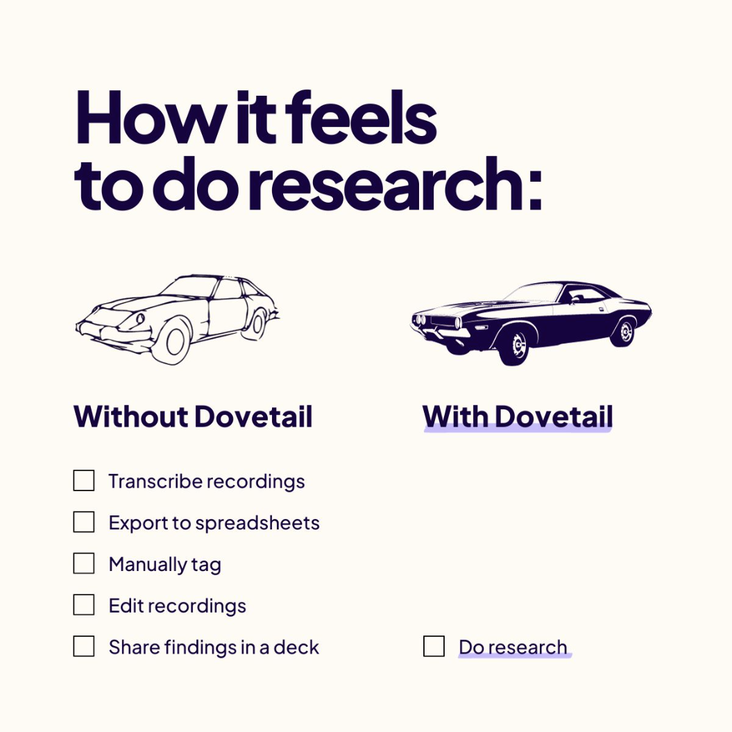 Dovetail ad creative