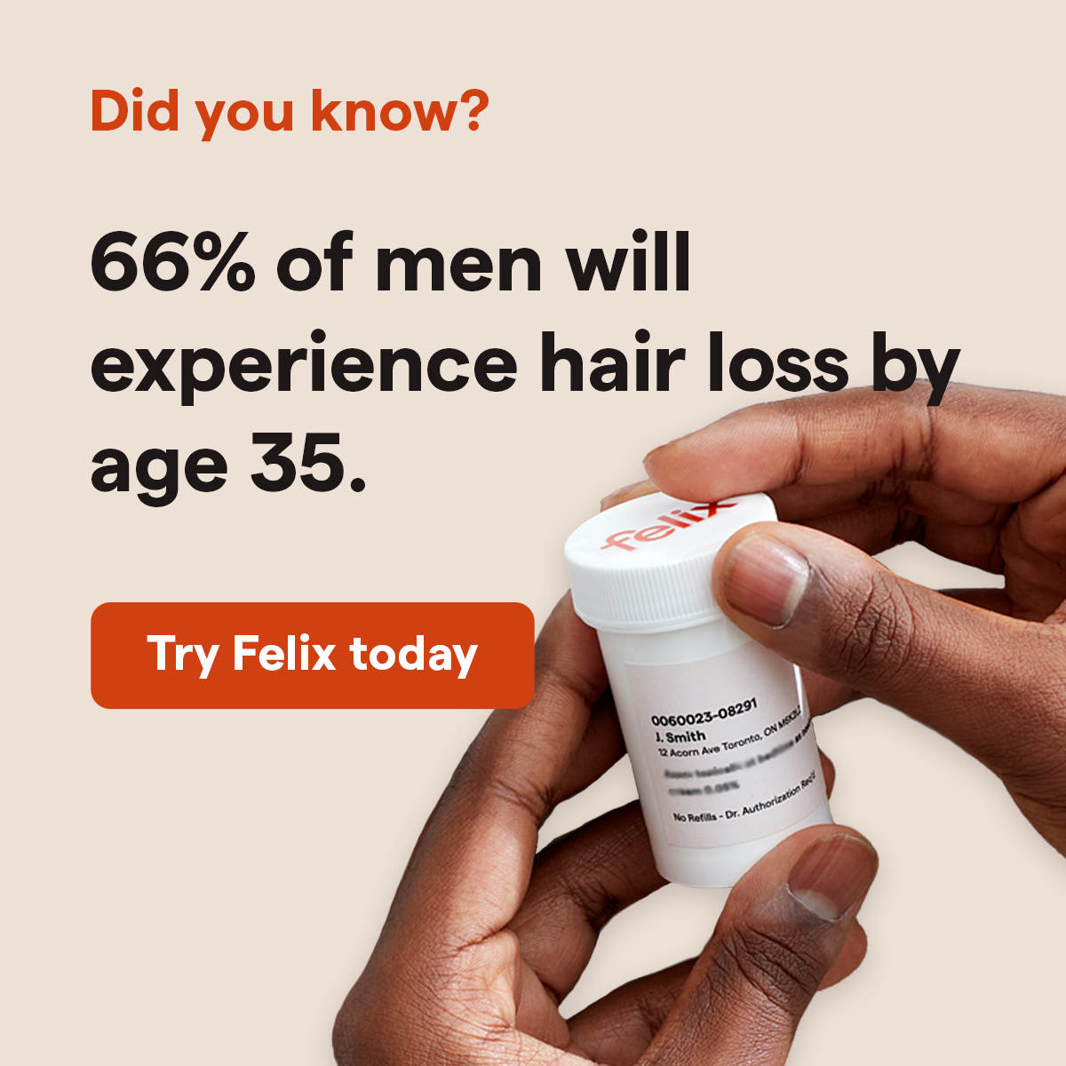 Felix ad creative
