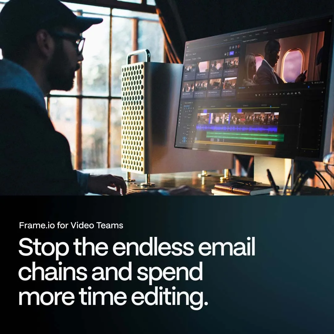 Frame.io ad creative