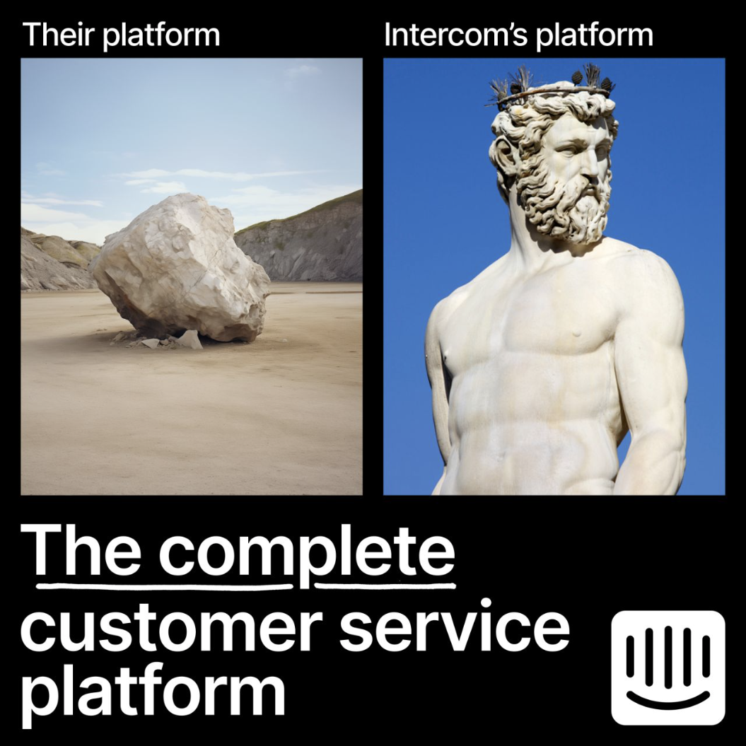 Intercom ad creative