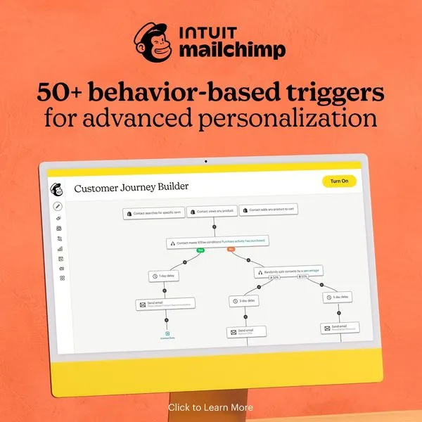 Intuit Mailchimp ad creative