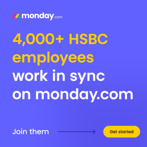 Monday.com ad creative