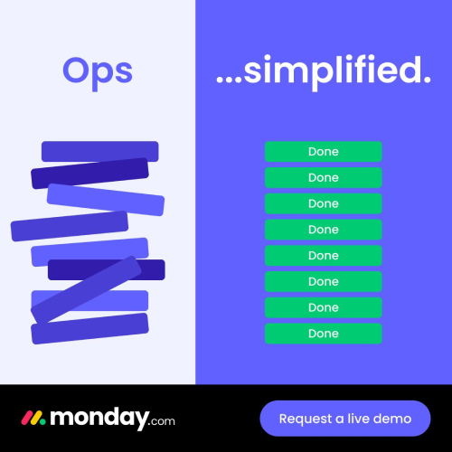 Monday.com ad creative