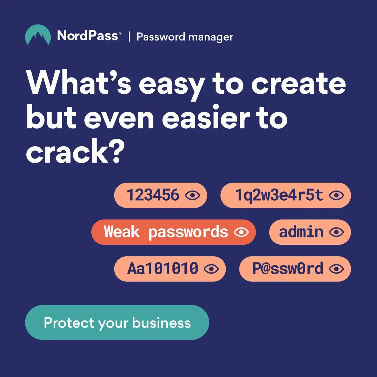 NordPass ad creative