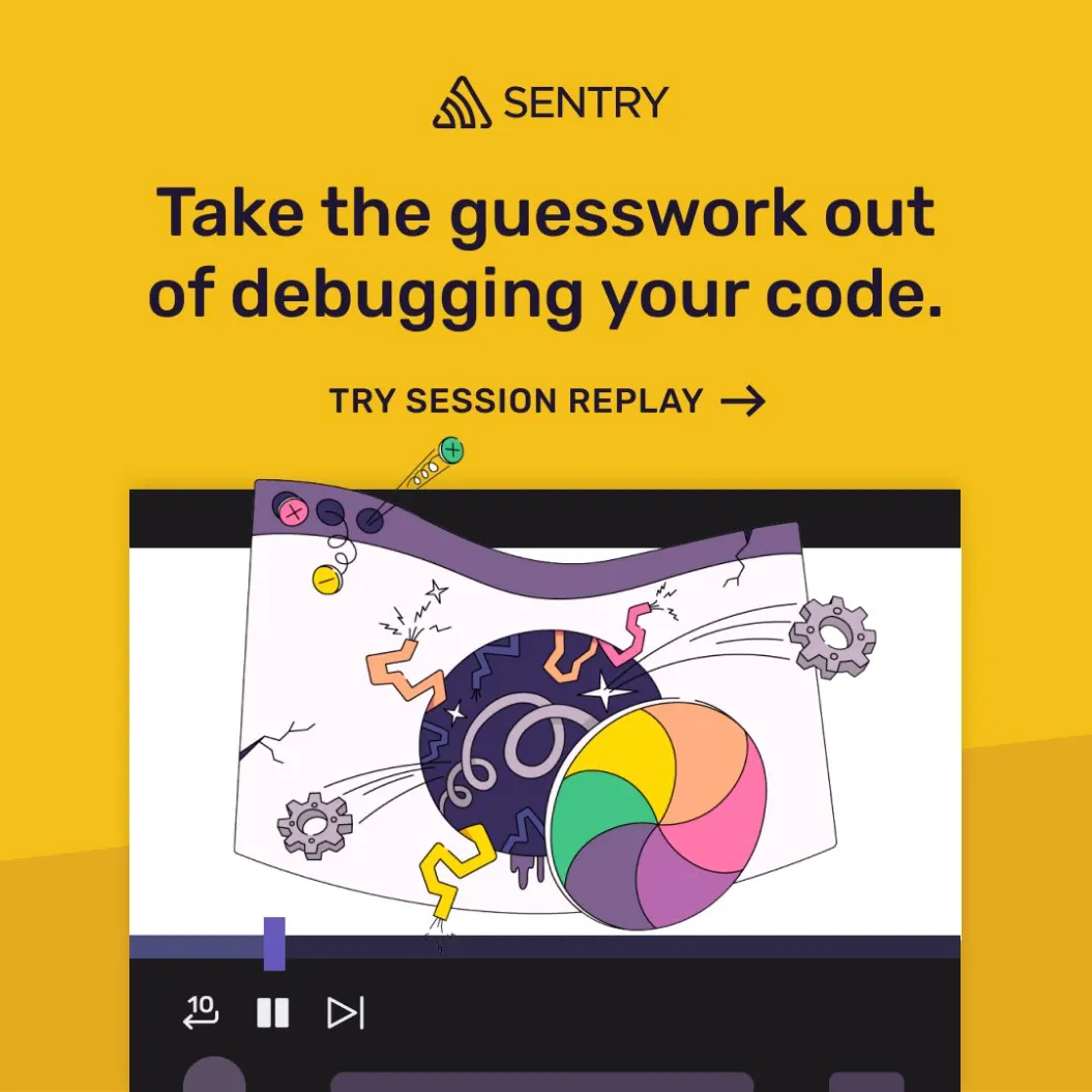 Sentry ad creative