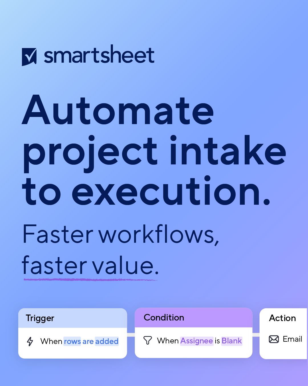 Smartsheet ad creative