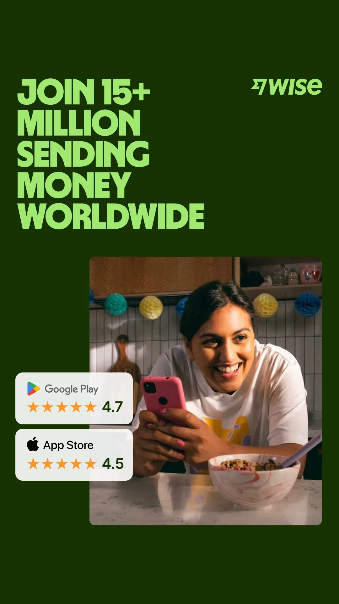 Wise ad creative