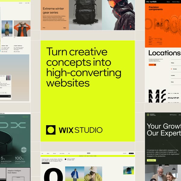 Wix Studio ad creative